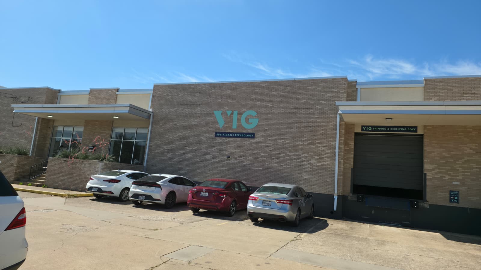 VIG LLC Dallas ITAD facility exterior and shipping dock