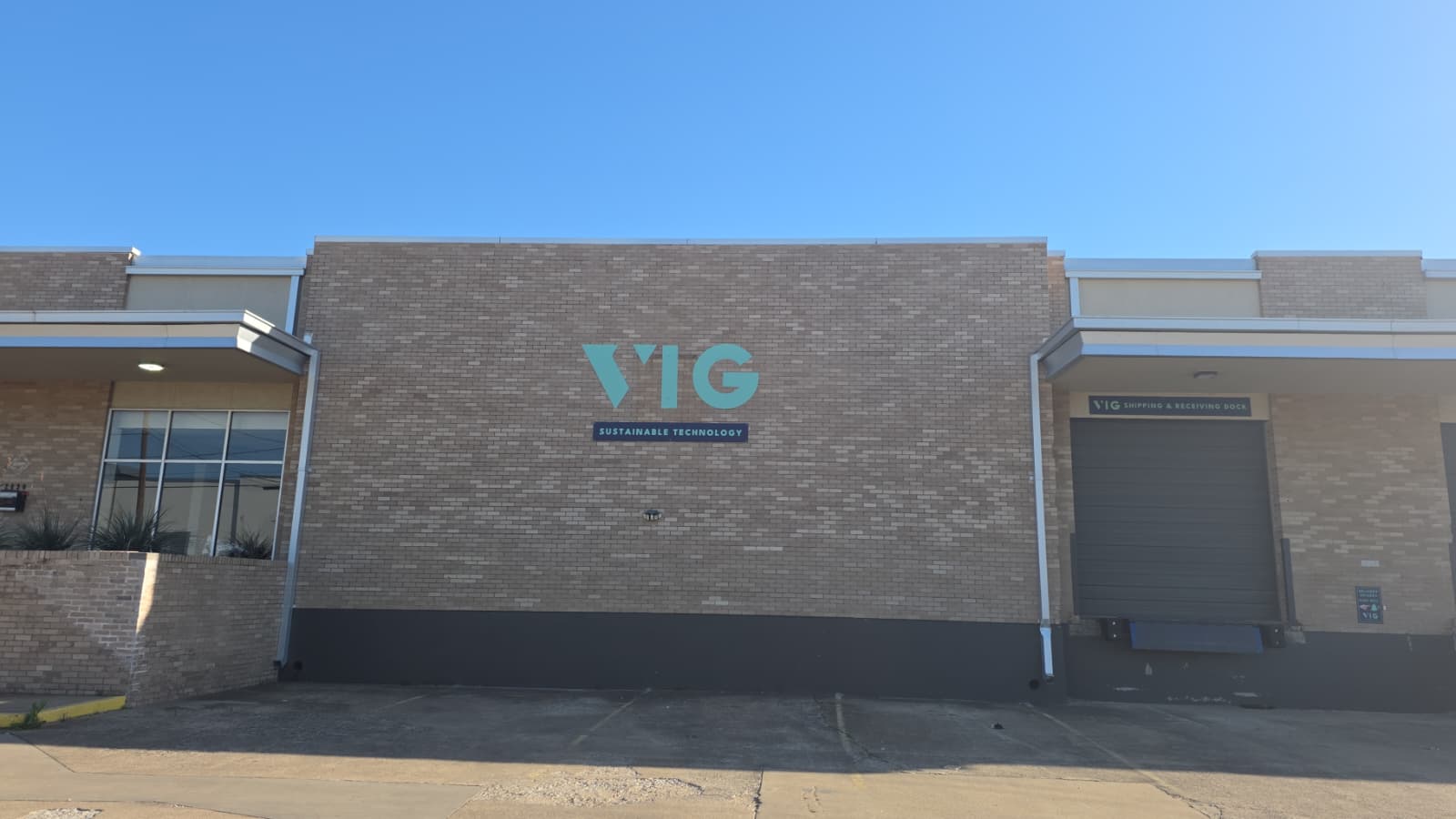 The VIG Sustainable Technology building exterior in Dallas, Texas